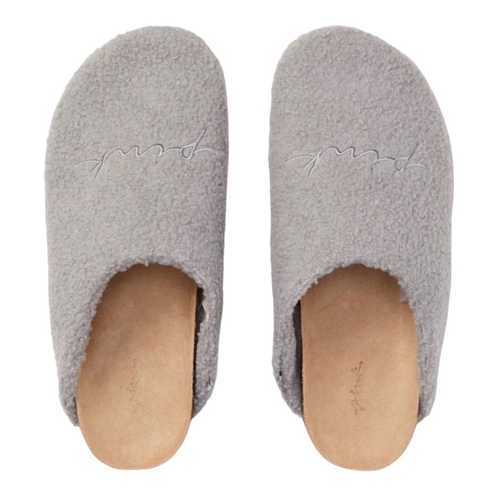 PINK COZY-PLUSH CLOGS SLIPPERS Style: 26561944 Gray Sizes Various